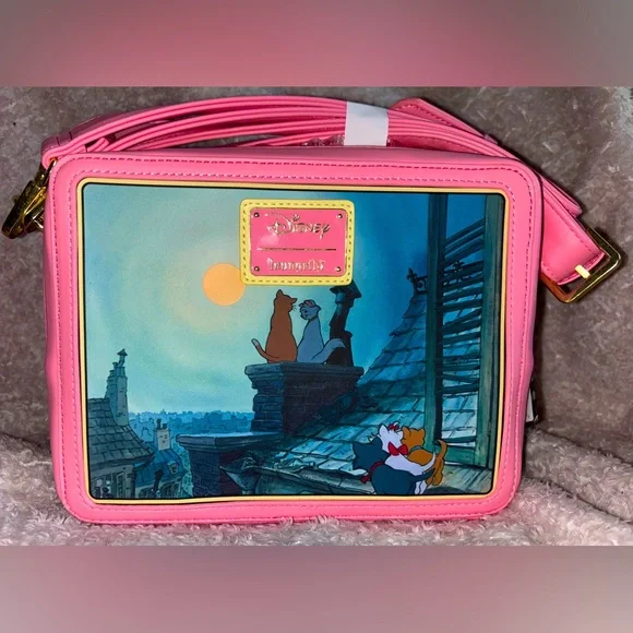 Loungefly Disney Aristocats Lunchbox Crossbody Bag - Picture 2 of 5